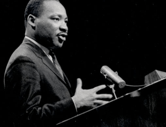 Martin Luther King Jr. spoke to an estimated 9,000 people inside Penn State's newly expanded Recreation Hall on Jan. 21, 1965.